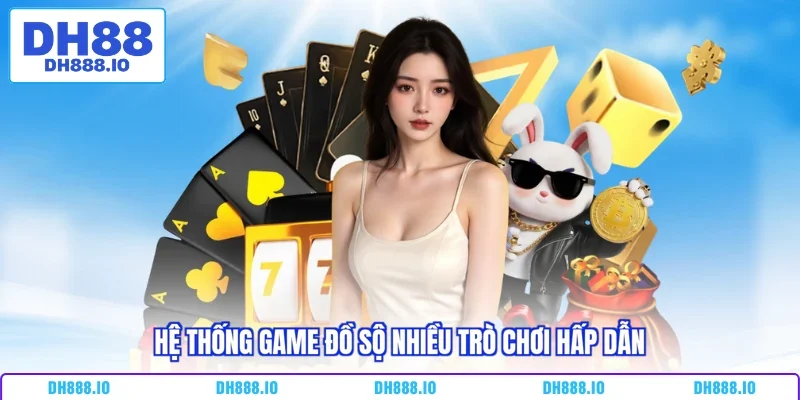Hệ thống game đồ sộ nhiều trò chơi hấp dẫn